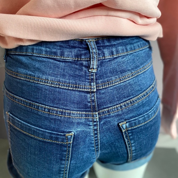 Stretch Denim Shorts - Picture 1 of 5